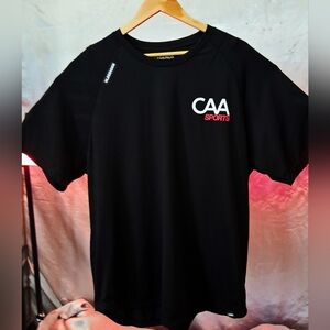 Legends Performance Shirt Men 3XL Black CAA Sports Logo Curved Hem